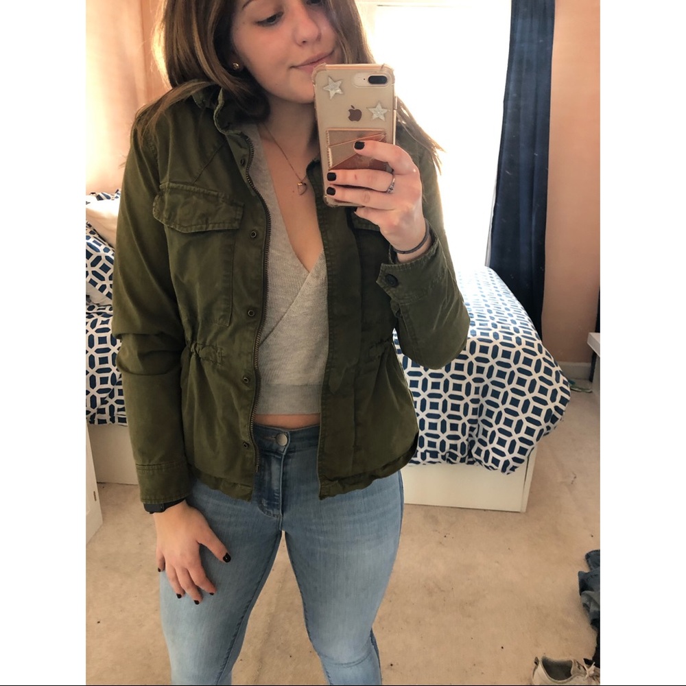Hunter Green Army Jacket from Gap